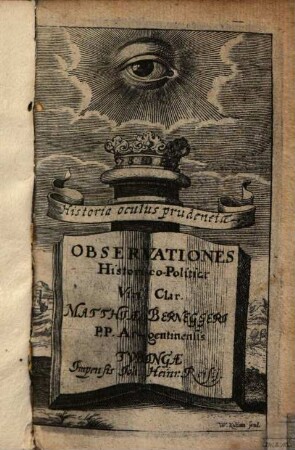Observationes historico-politicae XXVIII : in Academia Argentoratensi olim publice praelectae