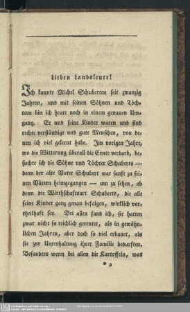 Lieben Landsleute!