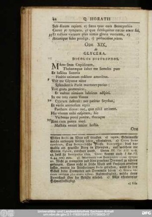 Ode XIX. ad Glycera.