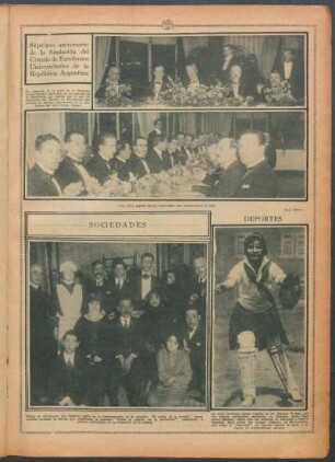 Séptimo aniversario de la fundación del Círculo de Escribano Universitarios de la República Argentina