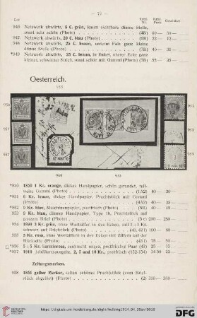 Oesterreich (Nr. 950-958)