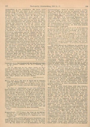 367 [Rezension] Mann, Jacob, The Jews in Egypt and the Palestine under the Fatimid Caliphs