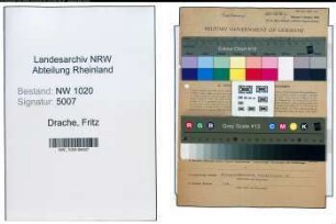 Entnazifizierung Fritz Drache , geb. 07.08.1898 (Fabrikant)