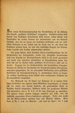 Geistliche Volkslieder-Melodieen : zum Anhang d. Evang. Gesangbuchs für d. Provinz Brandenburg