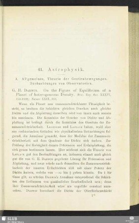 41. Astrophysik