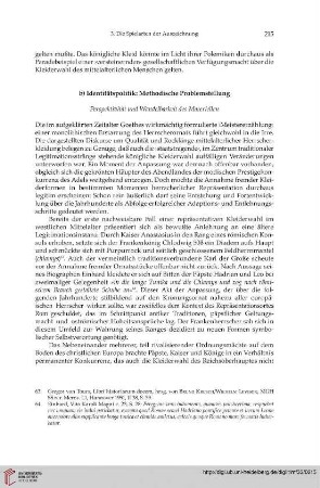 b) Identitätspolitik: Methodische Problemstellung