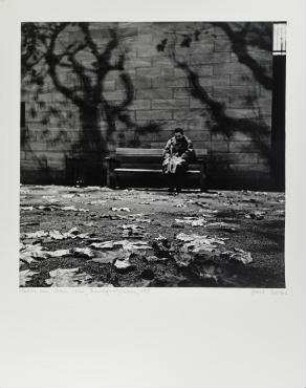 Nachts am Main-Kai, Frankfurt am Main, 1954