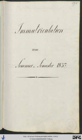 [S. 547] Sommersemester 1837