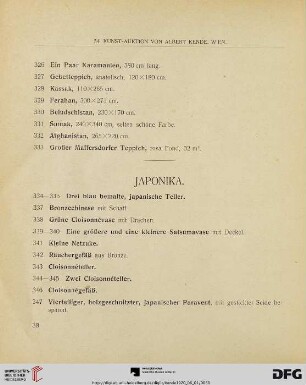 Japonika (Nr. 334-356)