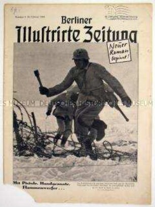 Wochenzeitschrift "Berliner Illustrirte Zeitung" u.a. mit einem Bildbericht über "Pionierstoßtrupps"