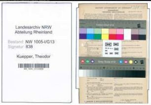 Entnazifizierung Theodor Kuepper , geb. 13.02.1895 (Dreher)