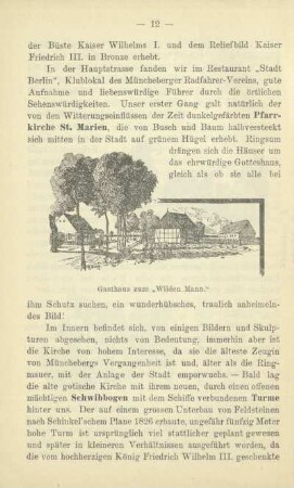 Gasthaus zum "Wilden Mann."