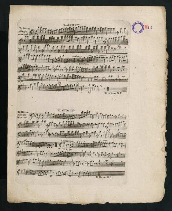 1, Flauto I. - Flauto II.