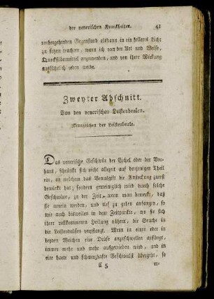Zweyter Abschnitt. Von den venerischen Leistenbeulen.