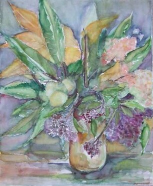 Hollunder mit Blüten