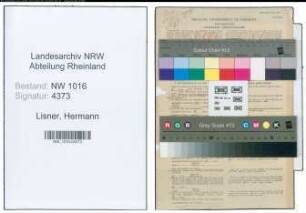 Entnazifizierung Hermann Lisner , geb. 28.09.1887 (Fabrikant)