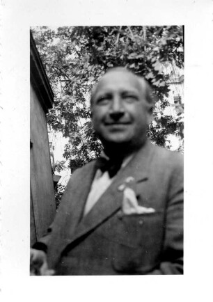 Theodor Blumer (1881-1964; Komponist, Dirigent). Fotografie, um 1950