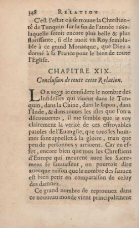 Chapitre XIX. Conclusion de toute cette Relation
