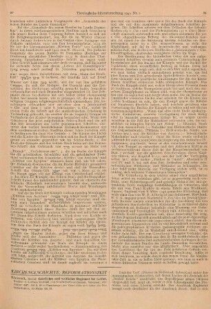 97-101 [Rezension] Törnvall, Gustaf, Geistliches und weltliches Regiment bei Luther