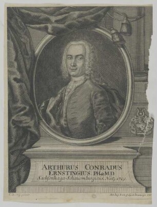 Bildnis des Arthurus Conradus Ernstingius