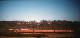 Seckach Einfahrt elTw 456 103 Zug 7315