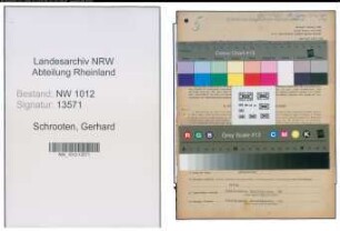 Entnazifizierung Gerhard Schrooten , geb. 18.07.1901 (Landwirt)