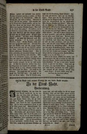 In der Christ-Nacht.