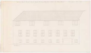 Rittberg Krankenhaus, Berlin-Lichterfelde Um- und Neubau: Anbau: Ansicht Südseite 1:10