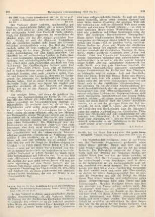 262-264 [Rezension] Barth, Karl, Die große Barmherzigkeit