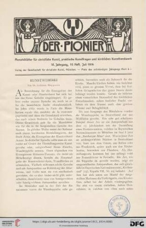 10. Heft, Juli 1914