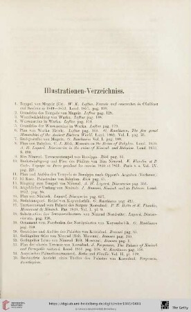 Illustrationen-Verzeichniss