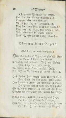 Thorwald und Signe