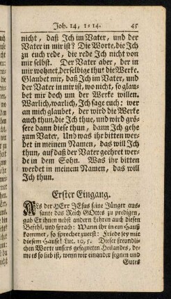 45-52, Erster Eingang; Zweyter Eingang