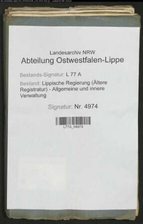 Instruktion für die Nachtwächter