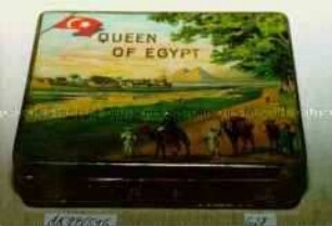Blechdose für 100 Stück "QUEEN OF EGYPT PRZEDECKI BROS."