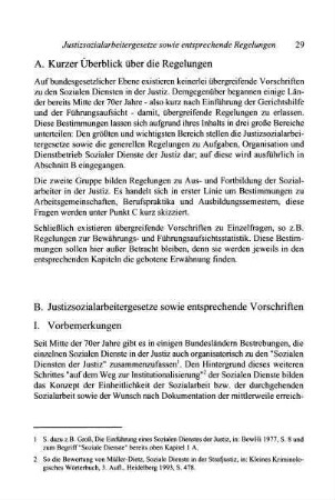 29-60, B. Justizsozialarbeitergesetze sowie entsprechende Vorschriften