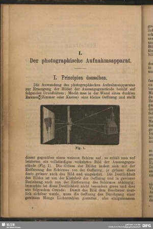 I. Principien desselben