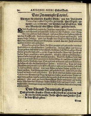 Das Zwanzigste Capitel [ - ] Das Sechs und dreyssigste Capitel.