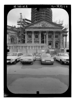 Berlin-Mitte. Deutscher Dom (Wiederaufbau 1982/1996). Ansicht von Norden