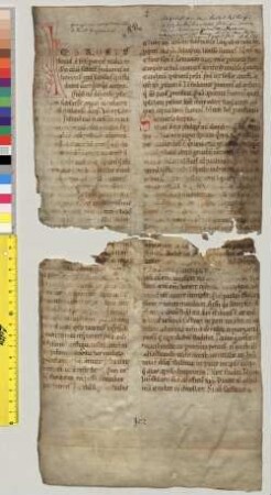 Passionale - Studienbibliothek Dillingen XV Fragm. 2