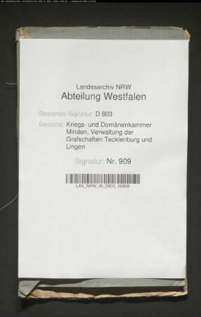 Die beanspruchte Dienstfreiheit des Untertanen Brenningmeyer in Mettingen