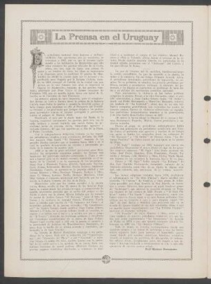 La Prensa en el Uruguay