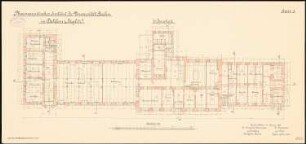 Friedrich-Wilhelms-Universität (Humboldt-Universität) Berlin. Pharmazeutisches Institut in Dahlem: Grundriss Erdgeschoss 1:100