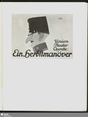 Union-Theater Operette: Ein Herbstmanöver