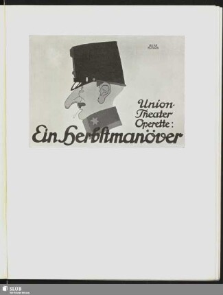 Union-Theater Operette: Ein Herbstmanöver