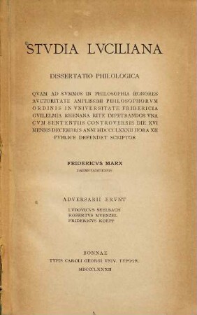Studia Luciliana