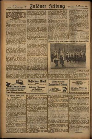 Dritte Ausgabe vom Samstag, den 13. April 1929.