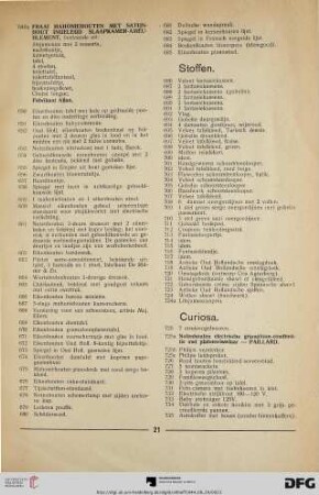 Curiosa (Nr. 725-760a)