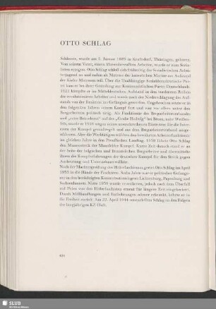 Otto Schlag