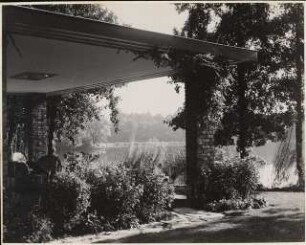 Garten Noack, Potsdam-Nedlitz: Terrassenansicht